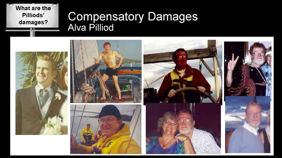 Photo collage of Alva Pilliod
